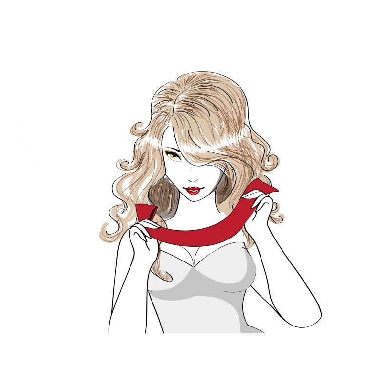 Flounce Scarf Chanson Coloniale