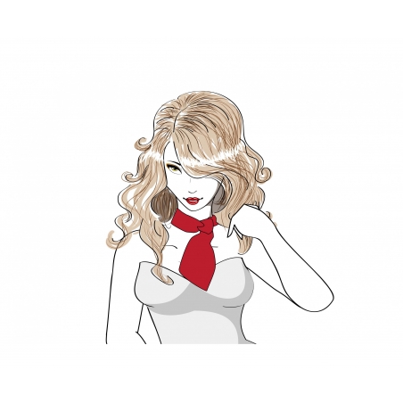 Esarfa cu volan It's Raining Flowers verde