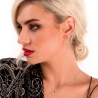 Sterling Silver Earrings Dancing in the night gold