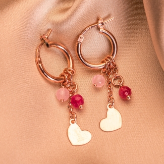 Sterling Silver Earrings Falling in Love again