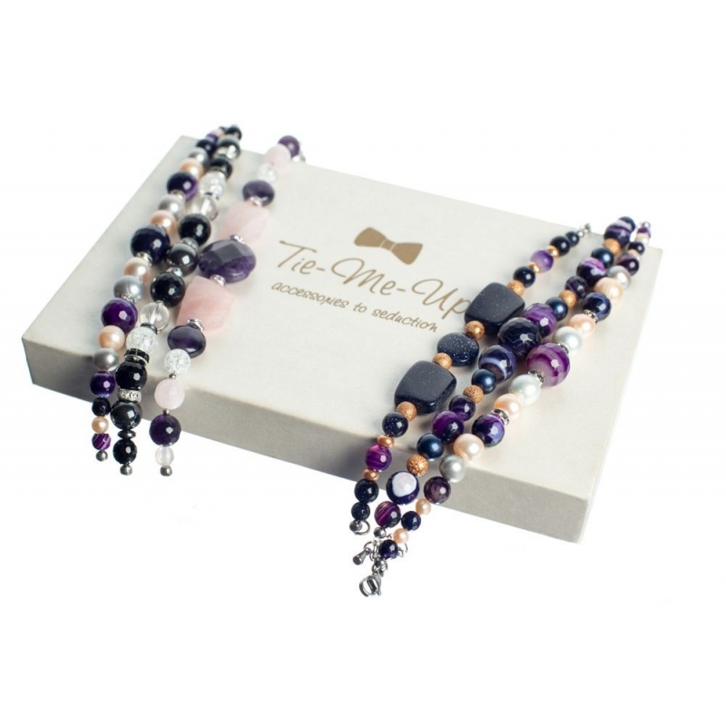 Onix and Ice Crystal Luxury Bracelet