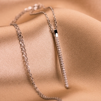 Colier argint charm Take it Easy