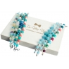 Blue and Turquoise Agates Luxury Bracelet