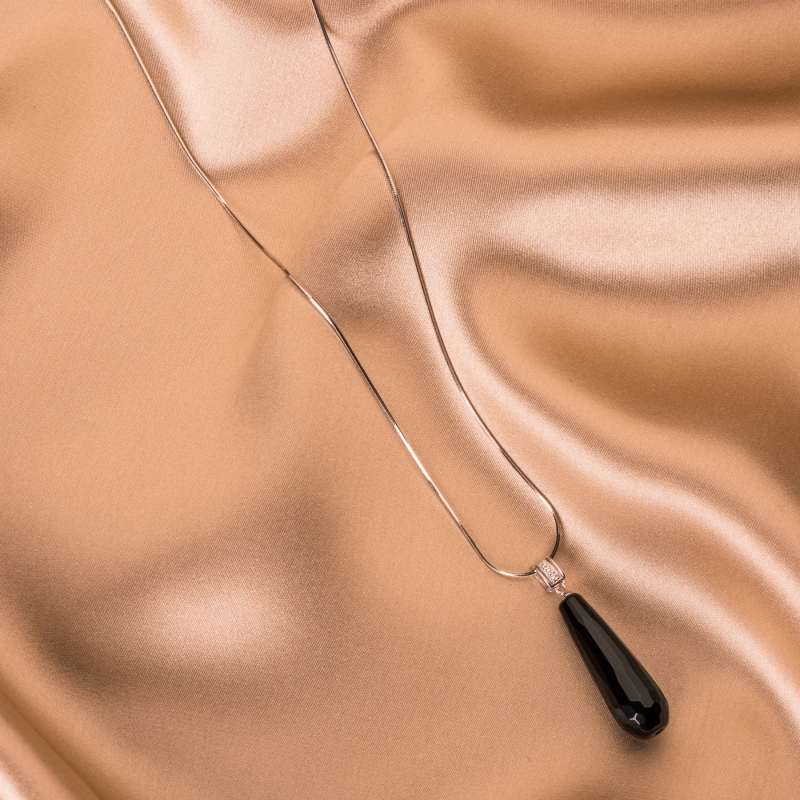 Pandantiv argintonix picaturi fatetate