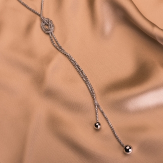 Colier argint Seduction Rules 