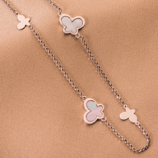 Colier argint Delicate Dance