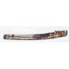 ONYX Grey Shell Skinny Barrette