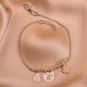 Sterling Silver Bracelet Lucky Charms