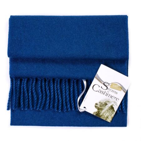 Cashmere foulard Prussian Blue