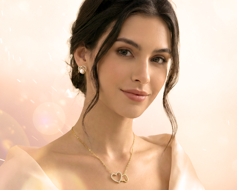 Seturi bijuterii argint elegante Tie-Me-Up